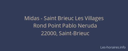 Midas - Saint Brieuc Les Villages