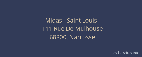 Midas - Saint Louis