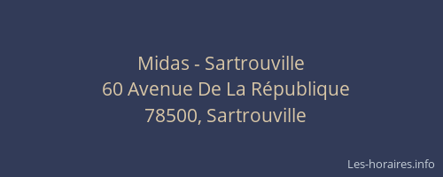 Midas - Sartrouville