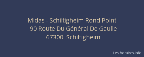 Midas - Schiltigheim Rond Point