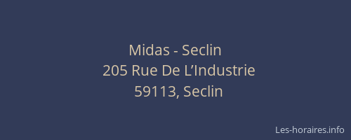 Midas - Seclin