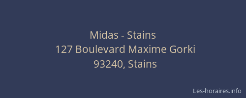 Midas - Stains