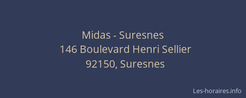 Midas - Suresnes