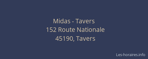 Midas - Tavers