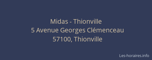 Midas - Thionville