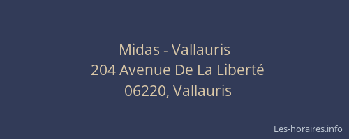 Midas - Vallauris