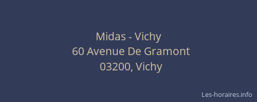 Midas - Vichy