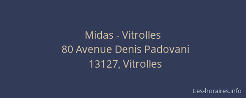 Midas - Vitrolles