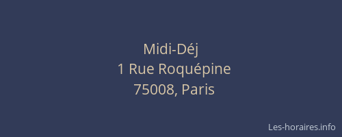 Midi-Déj