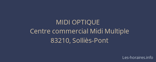 MIDI OPTIQUE