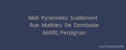 Midi  Pyrennées  Scellement