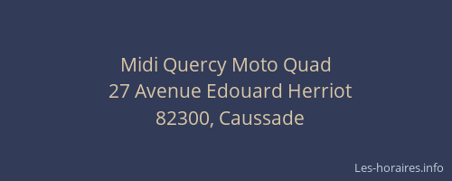 Midi Quercy Moto Quad