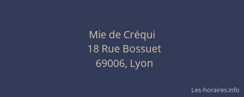 Mie de Créqui
