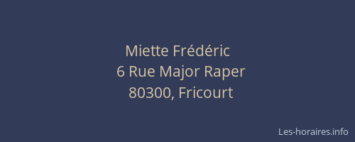 Miette Frédéric