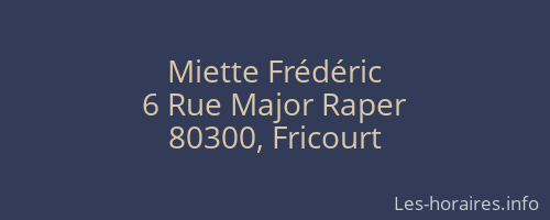 Miette Frédéric