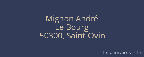 Mignon André