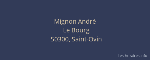 Mignon André