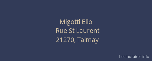 Migotti Elio