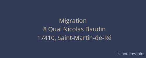 Migration