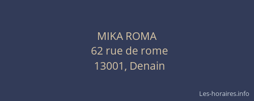 MIKA ROMA