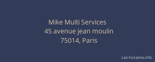 Mike Multi Services