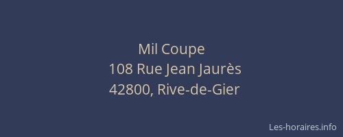 Mil Coupe