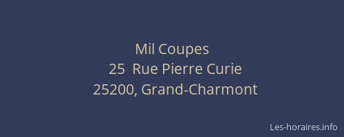 Mil Coupes