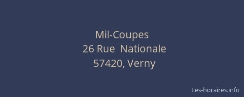 Mil-Coupes