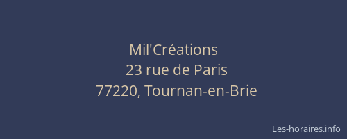 Mil'Créations