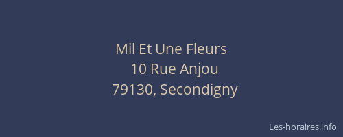 Mil Et Une Fleurs