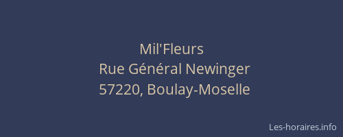 Mil'Fleurs