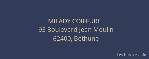 MILADY COIFFURE