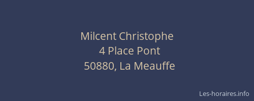Milcent Christophe