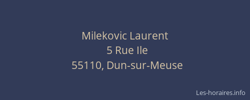 Milekovic Laurent