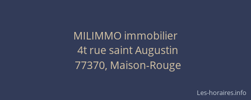 MILIMMO immobilier