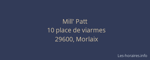 Mill' Patt