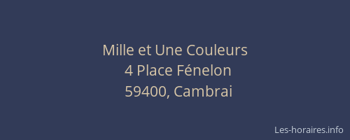 Mille et Une Couleurs