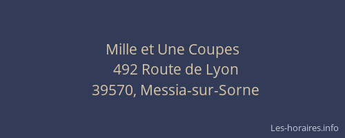 Mille et Une Coupes