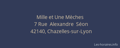 Mille et Une Mèches