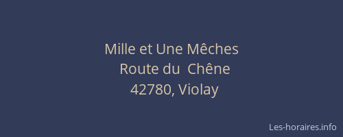 Mille et Une Mêches