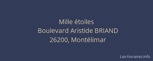Mille étoiles