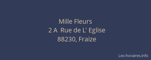 Mille Fleurs