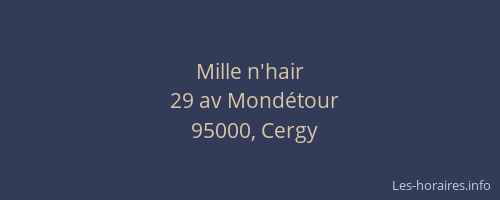 Mille n'hair