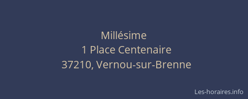 Mill&eacute;sime
