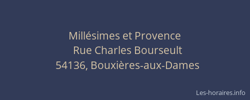 Mill&eacute;simes et Provence