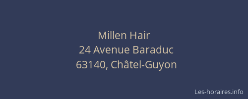 Millen Hair