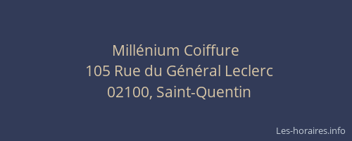 Millénium Coiffure