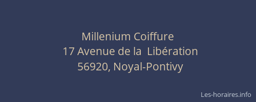 Millenium Coiffure