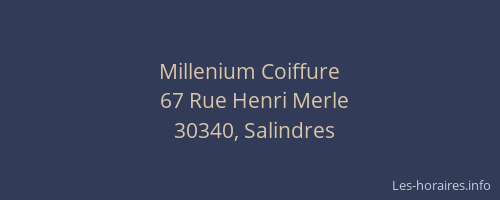 Millenium Coiffure