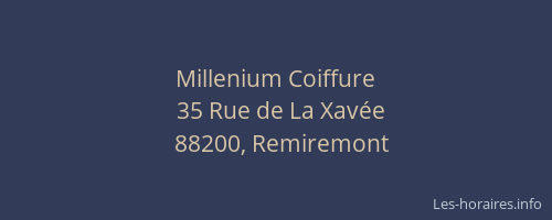 Millenium Coiffure